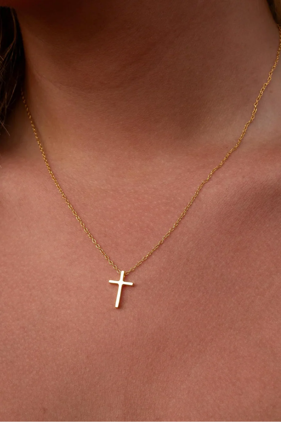 ALCO Cross Gold Necklace - Image 2