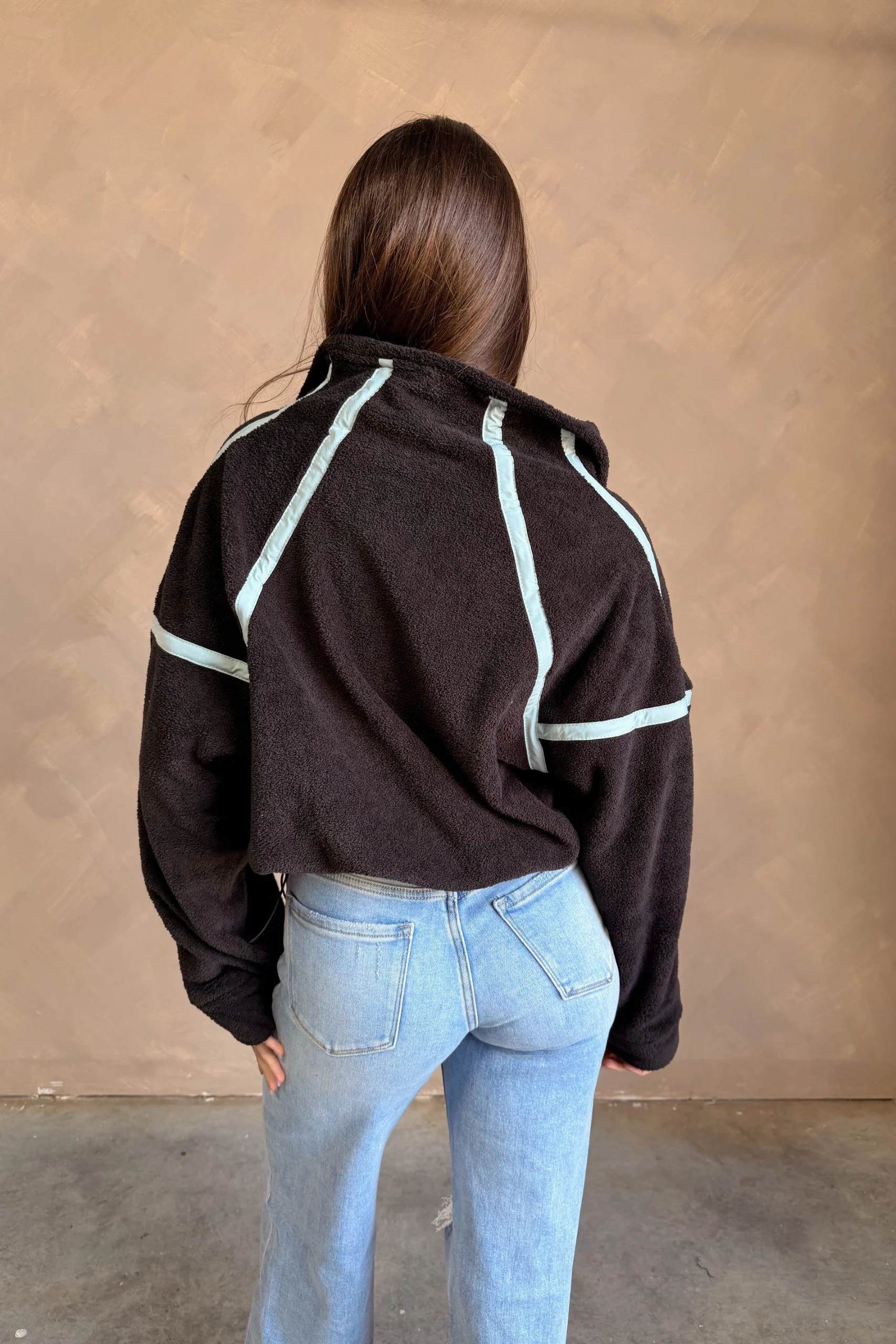 Gia Black & Blue Quarter Zip Pullover - Image 5