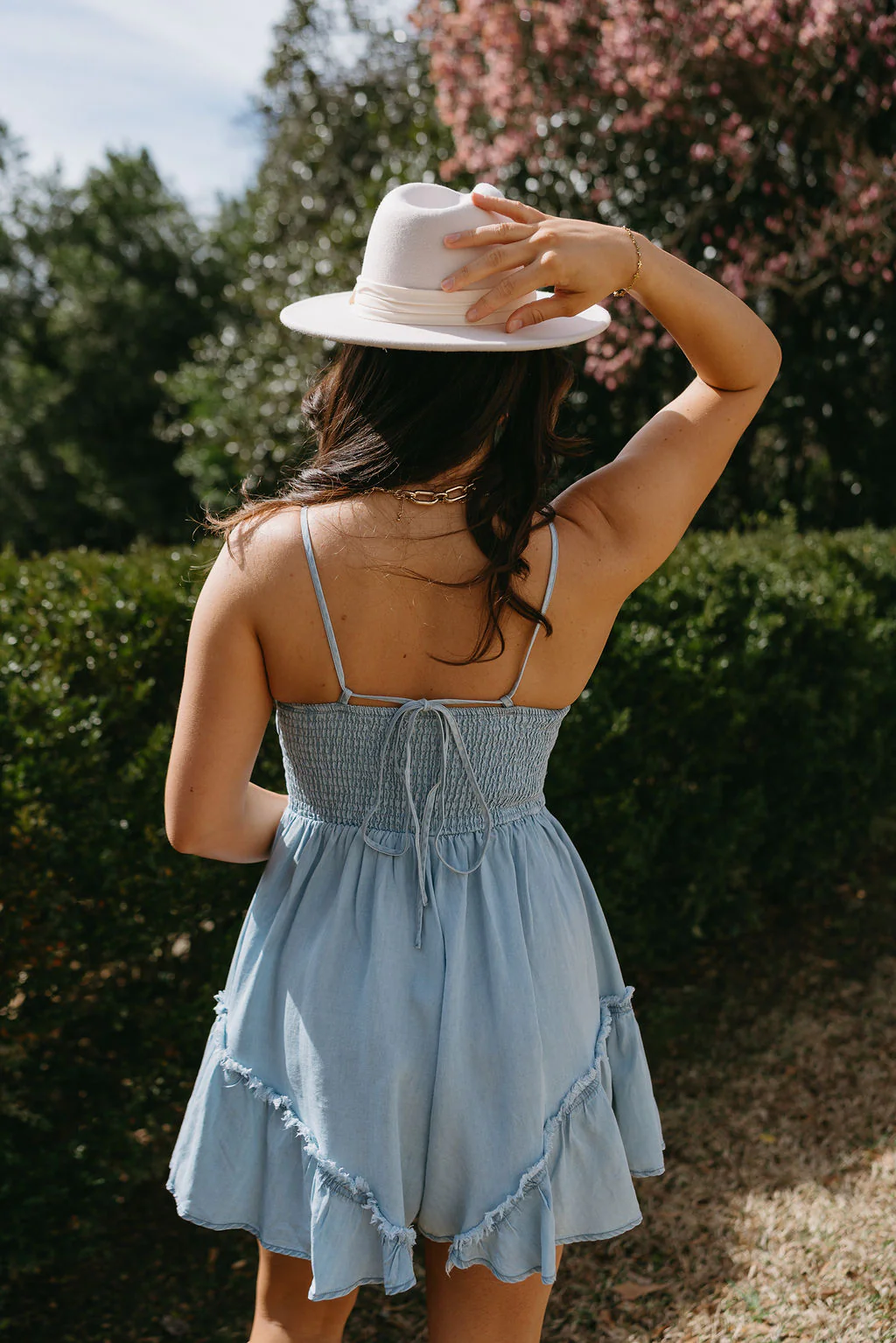 Joanie Beige Brimmed Hat - Image 4