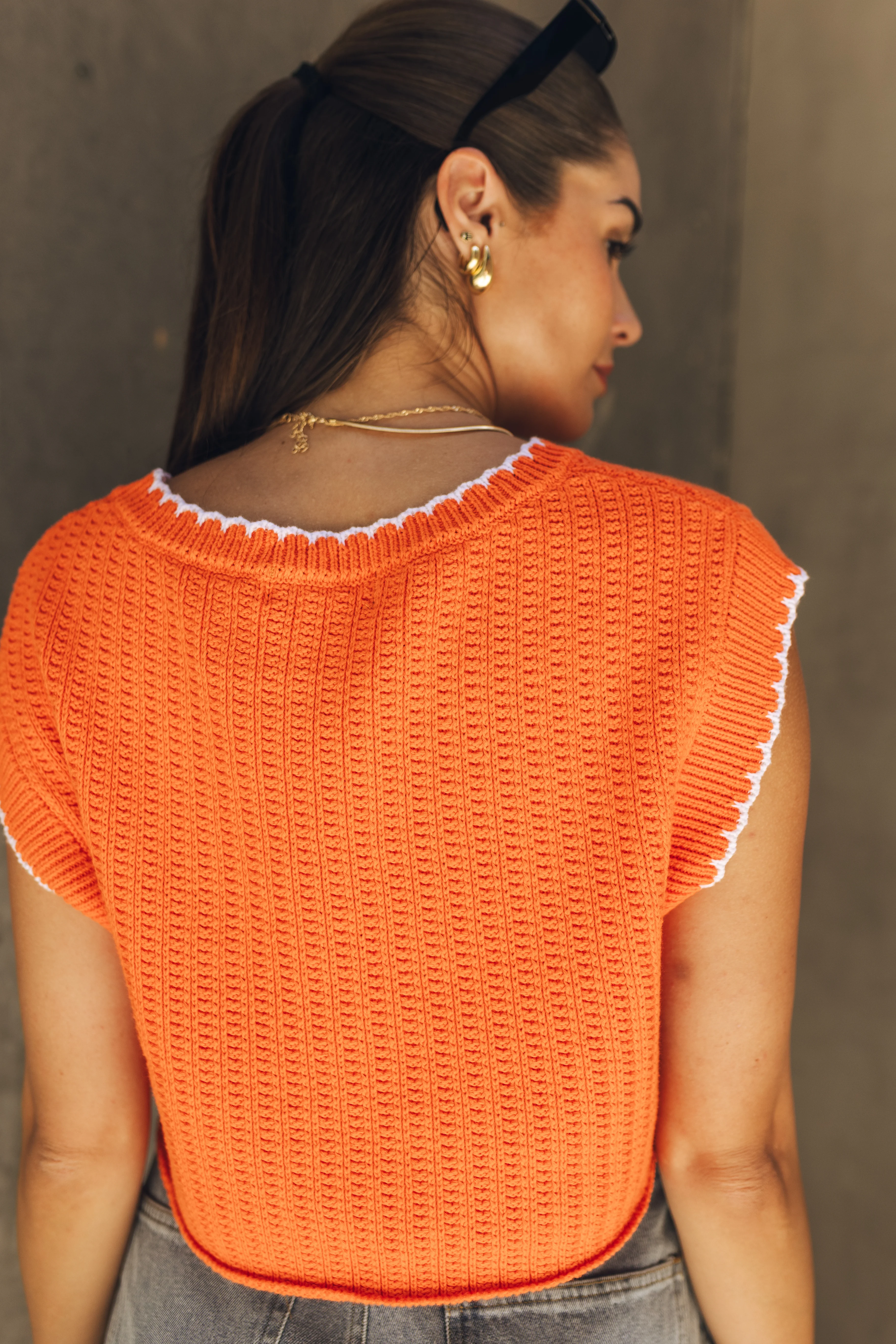 Kendra Knit Cropped Sweater - Image 7