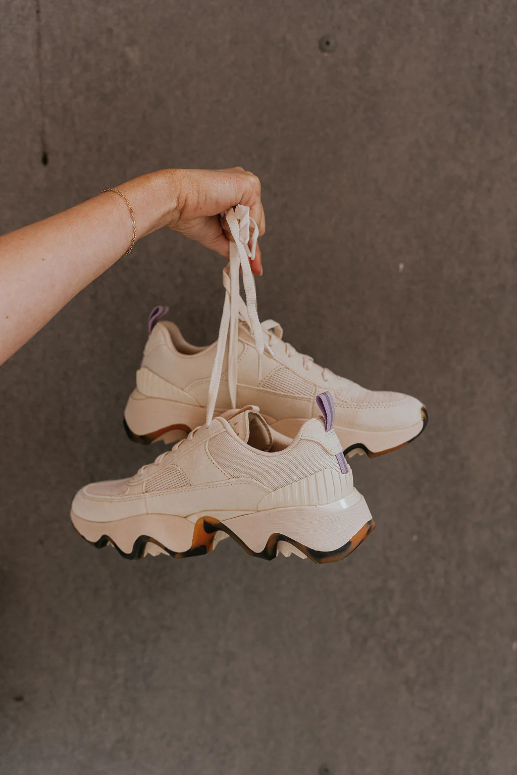 Kinetic Impact II Wonder Lace Sneaker in Honey White & Euphoric Lilac