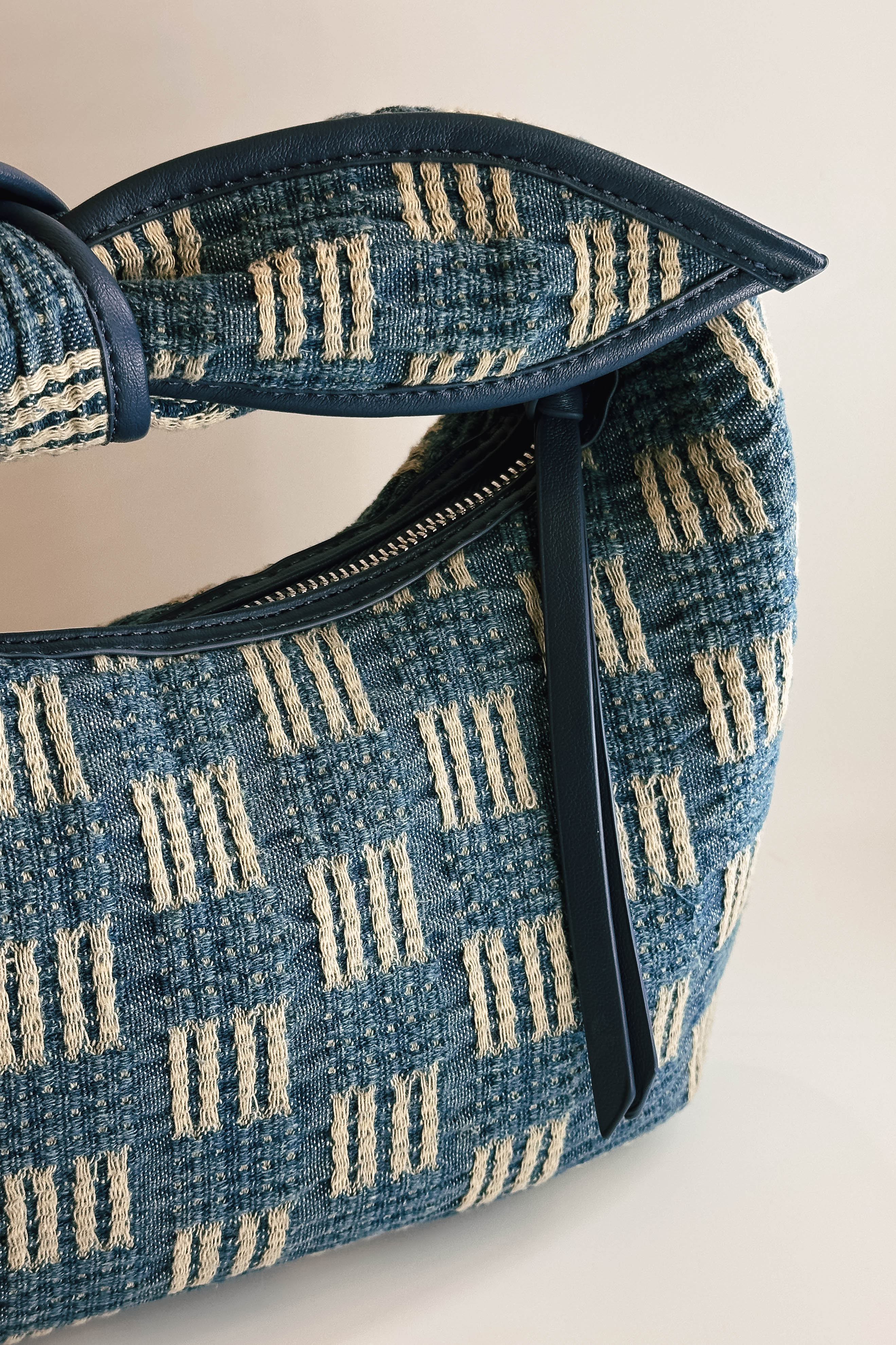 Miley Denim Knot Handbag
