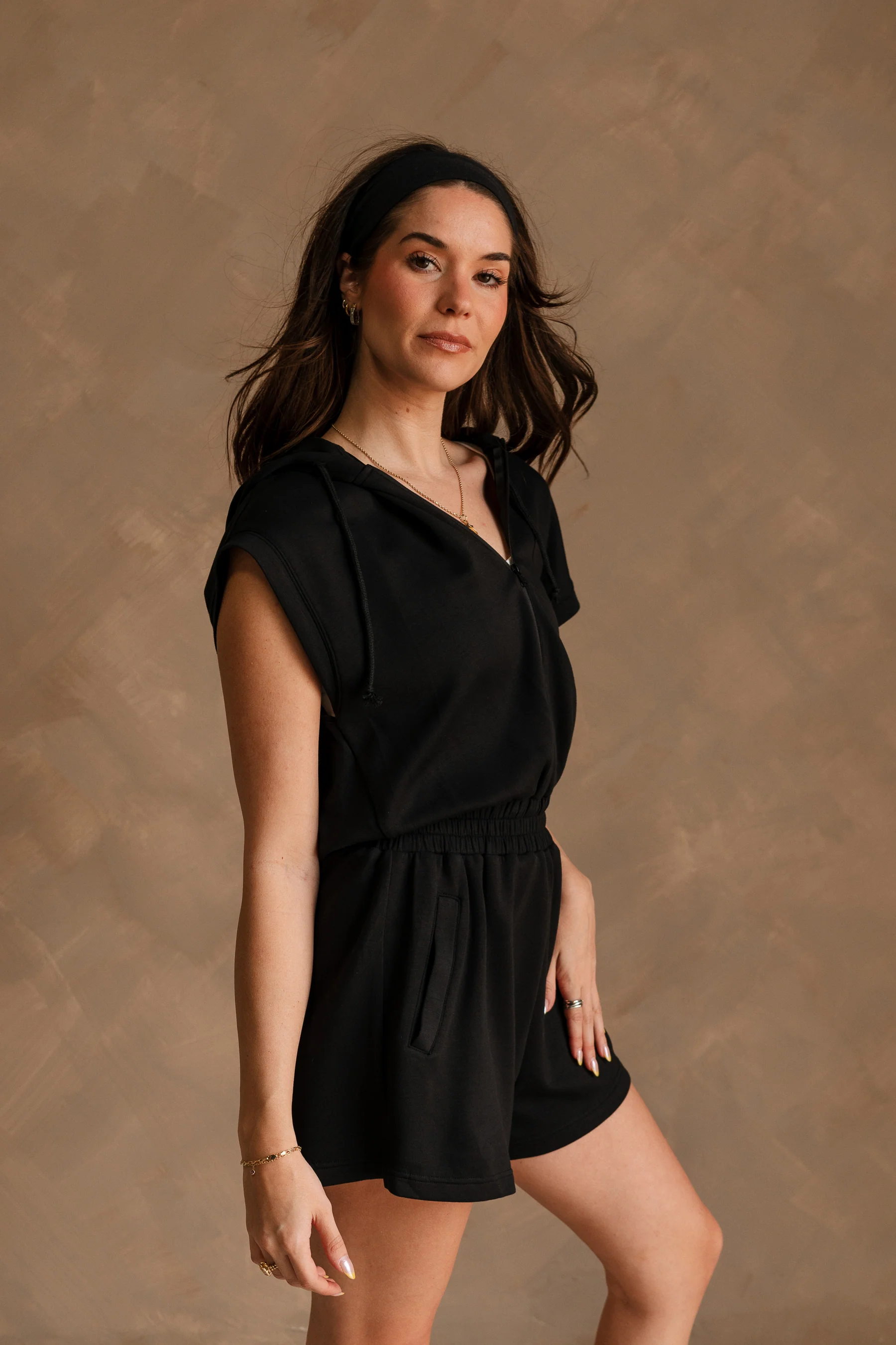 Parker Black Butter Soft Romper - Image 8