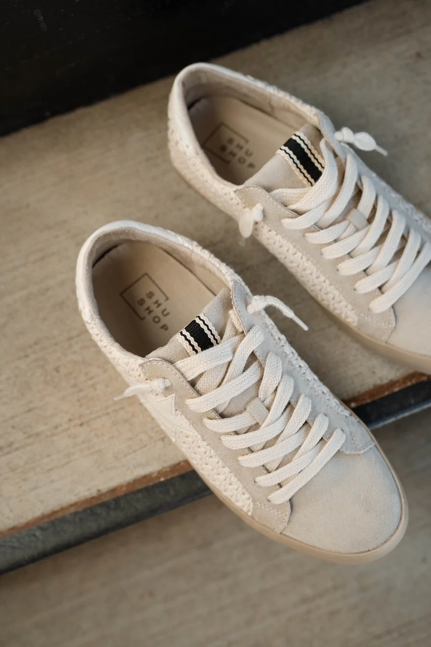 Paula Sneaker in Bone Woven - Image 2