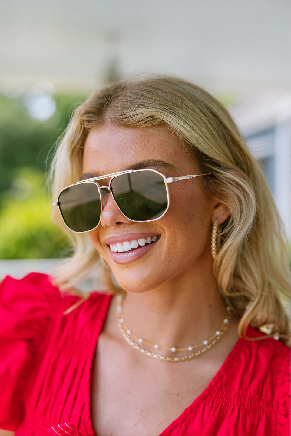 Regan Sunglasses in Gold