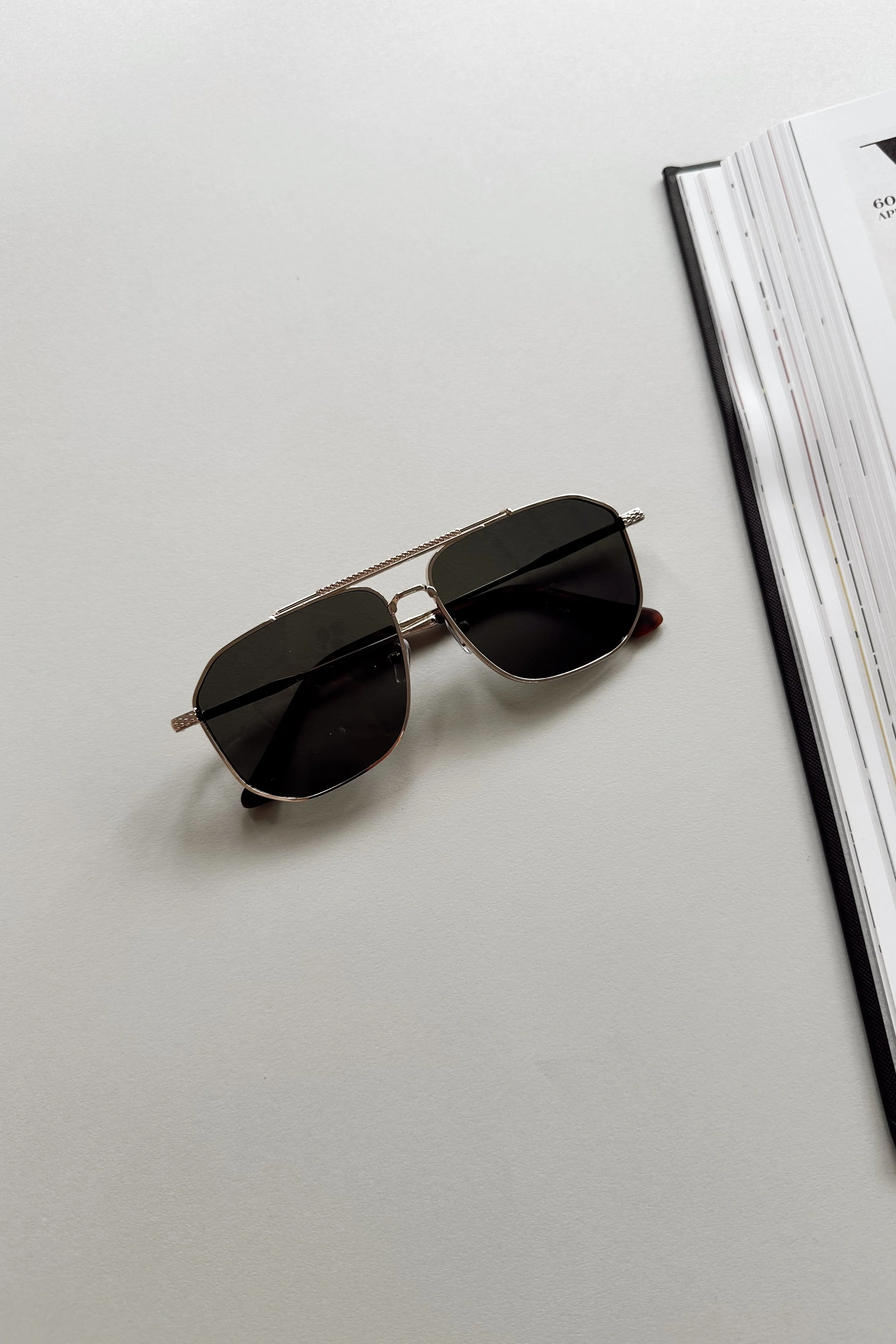 Regan Sunglasses in Gold - Image 3