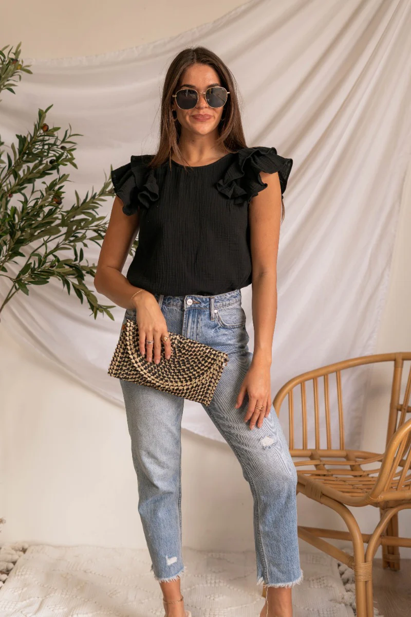 Roll With It Ruffle Top - Image 2