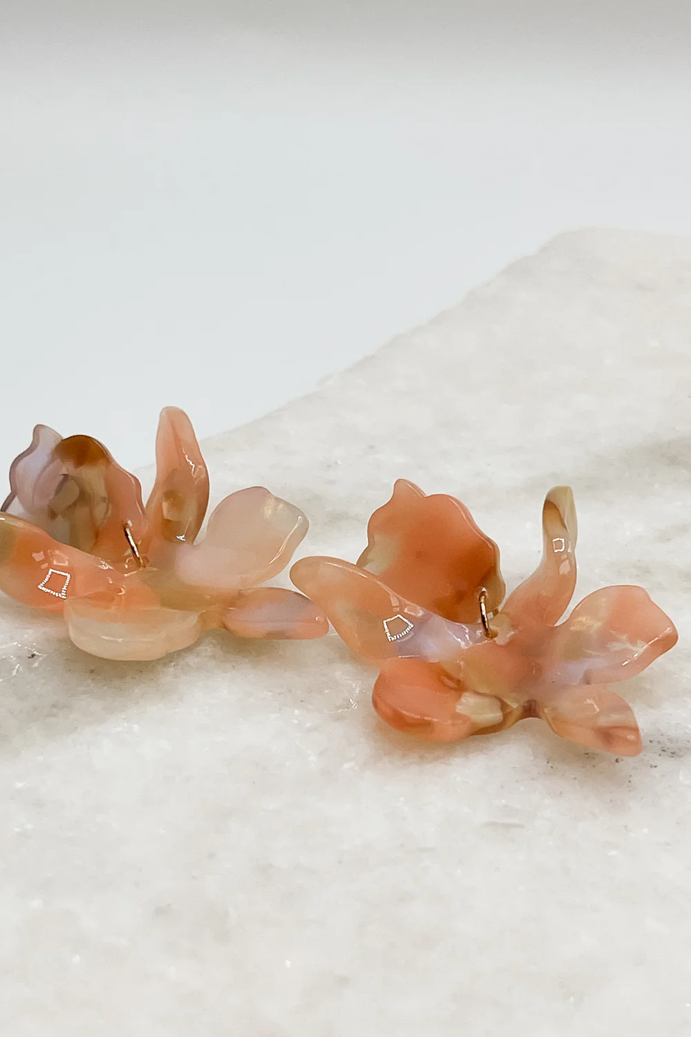 Seraphina Pink Floral Dangle Earrings