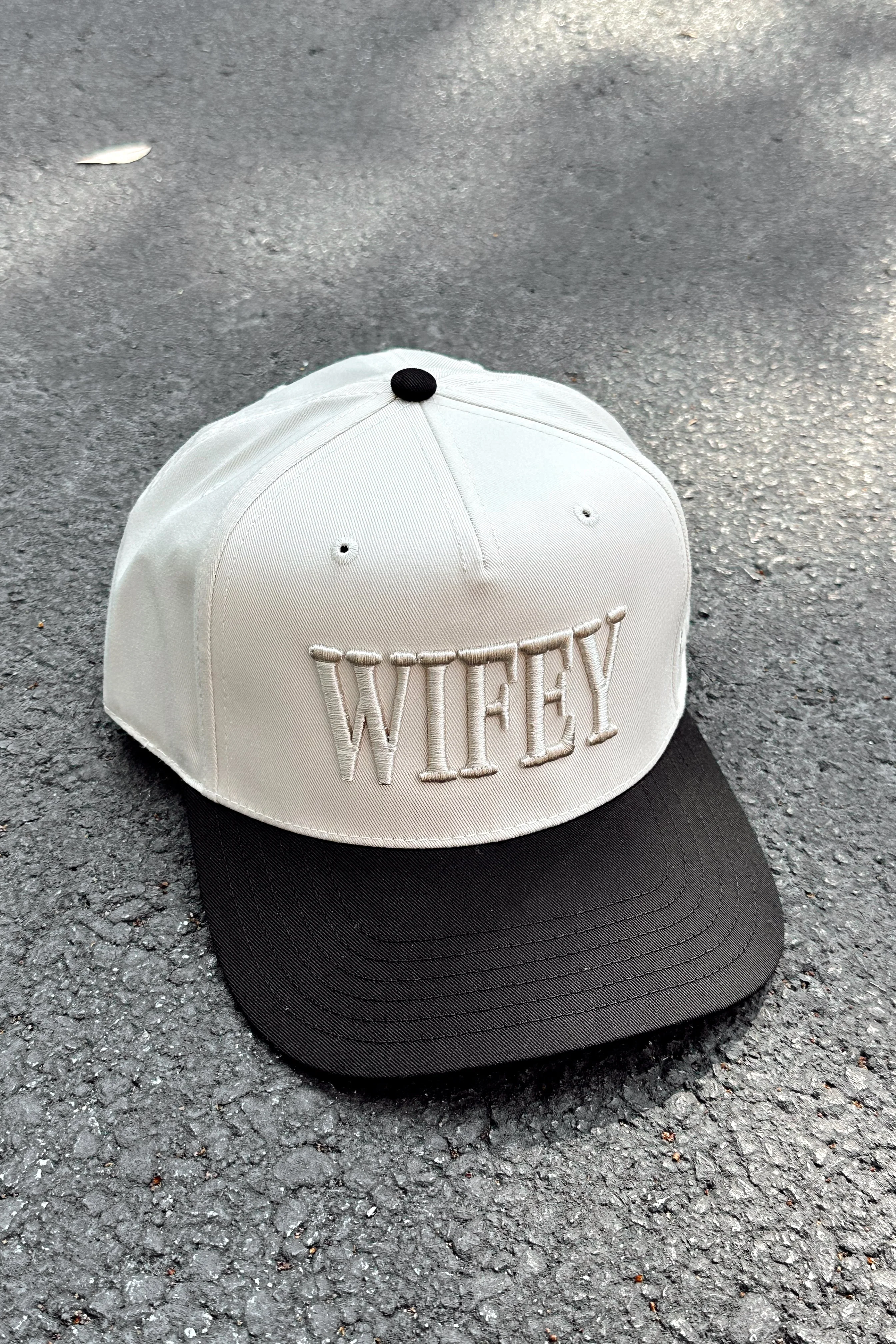 Wifey Tan & Black Trucker Hat
