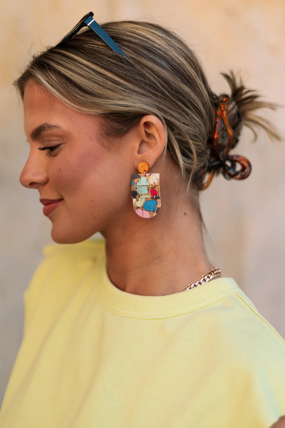 Wrenly Cork Multi Dangle Earring - Image 6